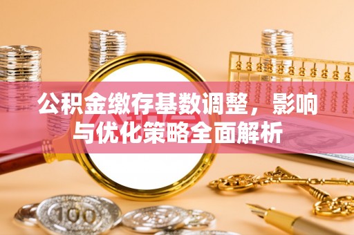 元朗公积金缴存基数调整，影响与优化策略全面解析